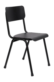 Tuinstoel Zuiver Back To School Outdoor Chair Black