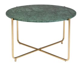 Salontafel White Label Living Timpa Marble Green