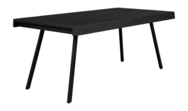 Tafel White Label Living Suri Black 220x100 cm