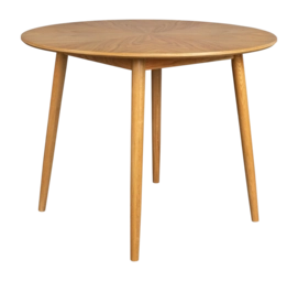 Tafel White Label Living Fabio Natural 120x120 cm