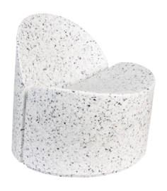 Fauteuil Zuiver Bloom Lounge Chair White-Terrazzo