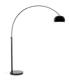 Vloerlamp Zuiver Metal Bow Floor Lamp Black