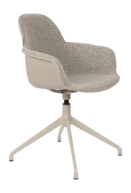 Stoel Zuiver Albert Kuip Swivel Armchair Taupe