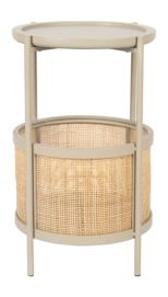 Bijzettafel White Label Living Makoto Sand