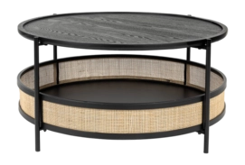 Salontafel White Label Living Makoto Black