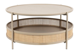 Salontafel White Label Living Makoto Sand