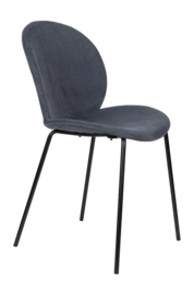 Stoel Zuiver Bonnet Chair Grey/Blue