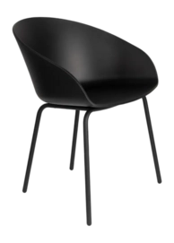 Stoel Zuiver Void Armchair Black
