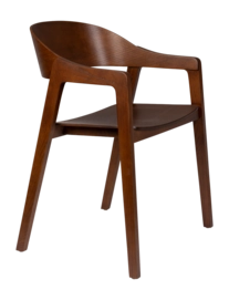 Armstoel Dutchbone Westlake Walnut
