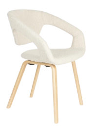 Stoel Zuiver Flexback Chair Beige
