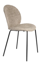 Stoel Zuiver Bonnet Chair Beige