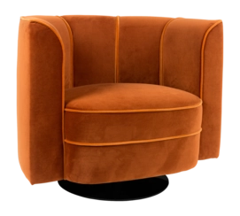 Loungestoel Dutchbone Flower Orange