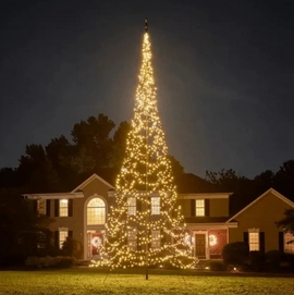 Kerstverlichting Fairybell 800CM-1500LED Warm White Twinkle