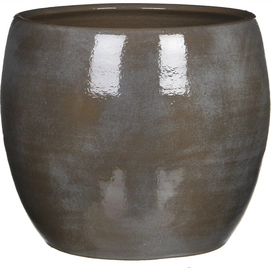 Bloempot Mica Decorations Lester Dark Grey 38 cm