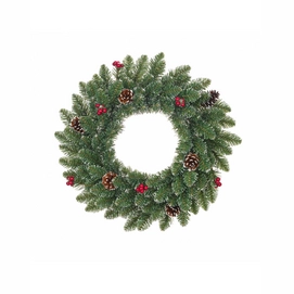 Couronne de Noël Black Box Trees Creston Wreath Berry Frosted Green 60 cm