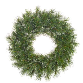 Couronne de Noël Black Box Trees Glendon Wreath Green Frosted 60 cm