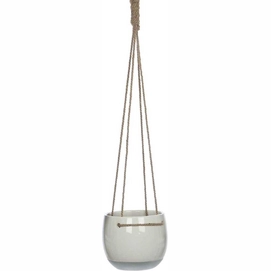 Hangpot Mica Decorations Resa White 18,5 cm
