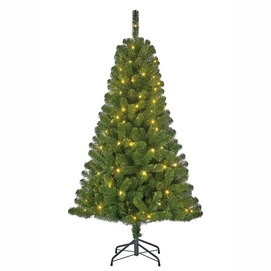 Künstlicher Weihnachtsbaum Black Box Trees Charlton Green 155 cm LED-Beleuchtung
