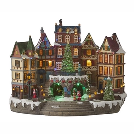 Luville Village Scenery Christmas Tree Adapter Included