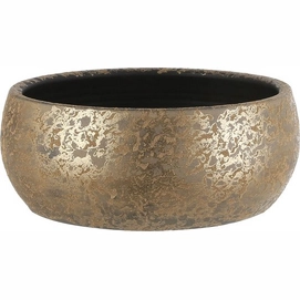 Schaal Mica Decorations Clemente Gold 37 cm