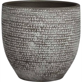 Bloempot Mica Decorations Carrie Dark Grey 39 cm