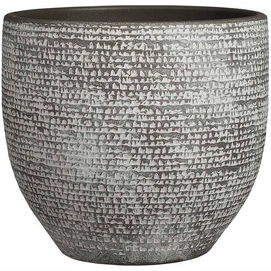 Bloempot Mica Decorations Carrie Dark Grey 29 cm