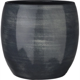 Bloempot Mica Decorations Lester Dark Blue 38 cm