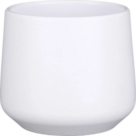 Bloempot Mica Decorations Amber White Matt 17 cm