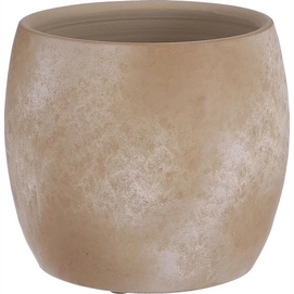 Bloempot Mica Decorations Lester Creme 20 cm