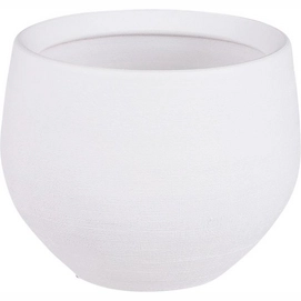 Bloempot Mica Decorations Douro White Matt 16 cm