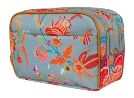 Toilettas Oilily Dames Chloe Pocket Cosmetic Bag Young Sits Light Blue