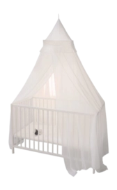 Moskitonetz Himmelbett Deconet Bambus Baby Castle Weiß