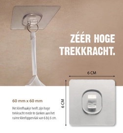 Ophangset Deconet Kleefhaakje (Set van 2)