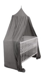Sluier Deconet Baby Canopy Grey 400 x 100 x 220 cm