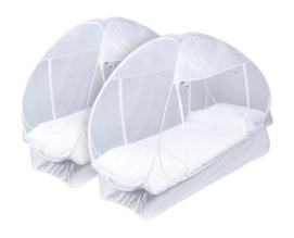 Moskitonetz-Zelt Deconet Pop Up I White (Set von 2)