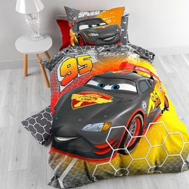 Dekbedovertrek Disney Cars Carbon Multi Katoen