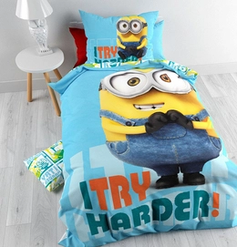 Dekbedovertrek Universal Minions Harder Katoen