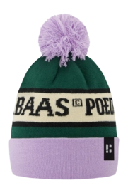 Beanie Hat Poederbaas Freeride Green Purple