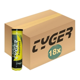 Tennisball Tyger X-force 18 x 4-Tin (Paket 18 x 4-Tin)