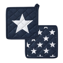 Pannenlap DDDDD Étoile Blue (set van 2)