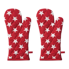 Ovenwant DDDDD Étoile Red (set van 2)