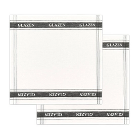 Theedoek DDDDD Glazendoek White (set van 2)