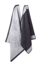 Combiset DDDDD Osaka Indigo 1 Keukendoek + 1 Theedoek