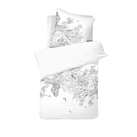 Bettwäsche Cinderella Mariette White Mako-Satin