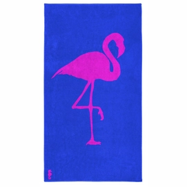 Serviette de plage Seahorse Flamingo Cobalt