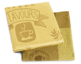 Combiset DDDDD Flavour Saffron 1 Keukendoek + 1 Theedoek