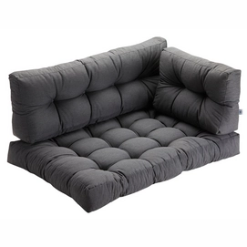 Palletkusen Summerset Bloemendaal Anthracite (3-delig)