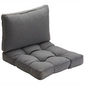 Loungekussen Summerset Bloemendaal Anthracite (70 x 70 cm) (2-delig)
