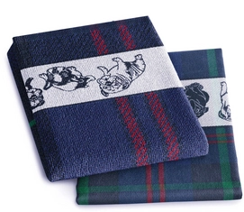 Combiset DDDDD Bully Navy 1 Keukendoek + 1 Theedoek
