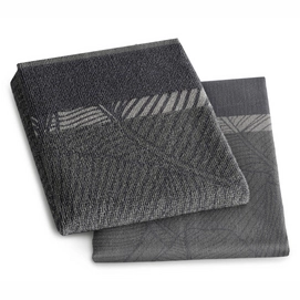 Combiset DDDDD Barrier Anthracite 1 Keukendoek + 1 Theedoek